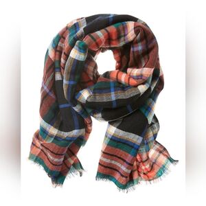 Banana Republic Naomi Plaid Multicolor Scarf